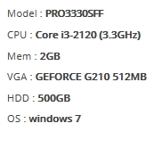 µ¥½ºÅ©Å¾PRO3330SFF(i3)_02.jpg